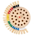 thumbnail image 1 of Juego de ajedrez con memoria, material Montessori para niños, 1 of 4