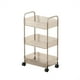 thumbnail image 2 of Carrito de almacenamiento con ruedas de 3 niveles: organizador multiusos de plástico para cocina, sala de estar, oficina y baño., 2 of 3