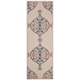 thumbnail image 2 of SAFAVIEH Bellagio Rio Floral Wool Runner Rug, Light Pink/Multi, 2'3" x 5', 2 of 11
