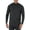 Ebony, variant on Men's & Big Men's Heavyweight Fleece Baselayer Mock Neck Long Sleeve Top, Sizes M-5XL