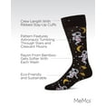 thumbnail image 3 of MeMoi Stellar Moonwalk Astronaut Men's Bamboo Blend Crew Socks - Mens - Male, 10-13, Black, 3 of 10