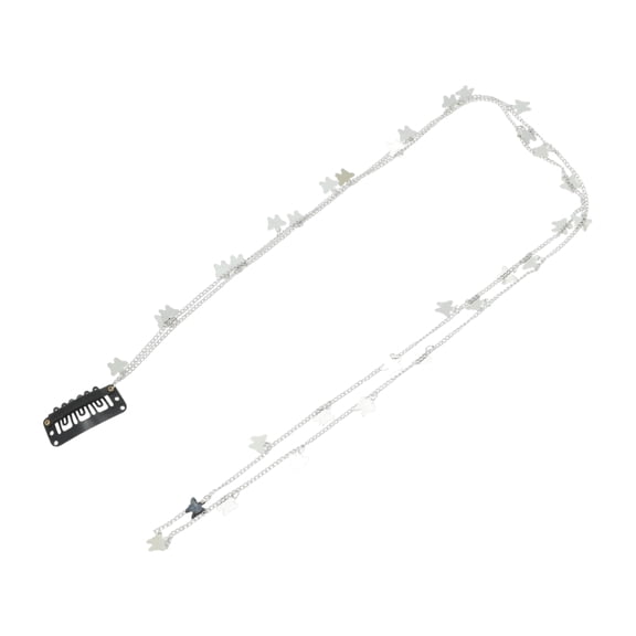 Unique Bargains 1 Pc Braided Hair Chain Butterfly Braid Hair Accessories for Women Silver Tone