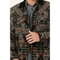 thumbnail image 3 of Moonshine Spirit Men's Southwestern Print Snap Jacket Black X-Large  US, 3 of 4