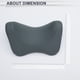 thumbnail image 5 of Almohada para reposacabezas de automóvil Unique Bargains Almohada de soporte para cuello ergonómica y cómoda Poliéster, Espuma de Memoria Ancho ajustable Gris Profundo 1 Pcs para conducción y viajes, 5 of 7