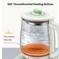 thumbnail image 3 of Bear YSH-C18S2 Health Pot, Electric Kettle Tea Maker with Infuser, Glass Kettle & Stew Pot, 16 Menus 1.8L 120V, Green, 3 of 6