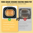 thumbnail image 4 of VEVOR Bread Maker, 19-in-1 2LB Dough Maker, Non-Stick Ceramic Plate Automatic Bread Maker with Gluten-Free Setting, Whole Wheat Bread Making, 4 of 9