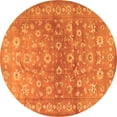 thumbnail image 1 of Ahgly Company Indoor Round Persian Orange Traditional Area Rugs, 7' Round, 1 of 1