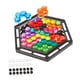 thumbnail image 3 of Juego de mesa de rompecabezas de bloques 2 en 1, tablero de ajedrez de doble cara, inteligencia geométrica Hexágono, 3 of 9