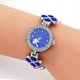 thumbnail image 3 of Women Watch Rhinestone Pointer Display Four-leaf Clover Ladies Bracelet Quartz Wristwatch Gifts For Daily Wear, 3 of 5