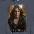 thumbnail image 2 of Lucifer The Detective Unisex Adult Pull-Over Heather Hoodie,Navy, 3X-Large, 2 of 3