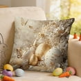 thumbnail image 5 of Djunllk Pillow Covers 18x18, Spring & Easter Cozy & Breathable Holiday Home Farmhouses Decorative Pillowcases, 5 of 6
