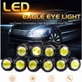 thumbnail image 4 of 12V 18MM 23 MM Coche LED Águila Luz De Ojo Motocicleta Niebla DRL, 4 of 4