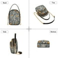 thumbnail image 3 of FORMRS Crossbody Bag for Women Quilted Travel Shoulder Cell Phone Purse with Chain Strap Handbag, Halloween Dancing Skeleton, 3 of 7