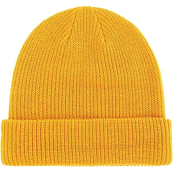 DOPI Beanie Hat Knitted Ski Hat Fisherman Beanie Men's and Women's Winter Knitted Hat