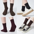 thumbnail image 5 of Women's Thin Cotton Crew Socks - Soft Above Ankle Bootie Casual Dress Socks 6-Pairs‌, 5 of 5