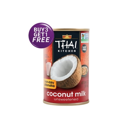 Thai Kitchen Gluten Free Coconut Milk, 5.46 fl oz Can (Buy 3 Get 1 Free)