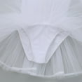thumbnail image 6 of iEFiEL Kids Girls Ruffled Cap Sleeve Ballet Leotard Dancewear Sequined Ballet Dance Gymnastics Leotard Tutu Dress Ivory 8-10, 6 of 7