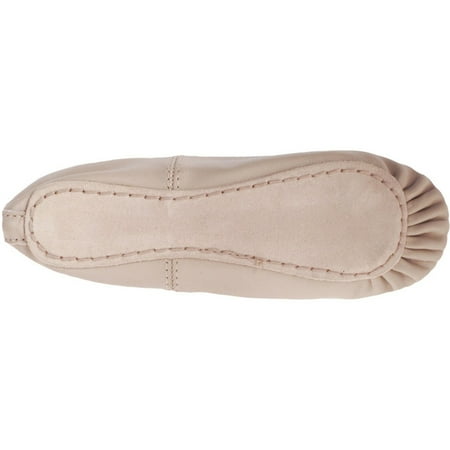 

Girls Pink Leather Strap Suede Outsole Ballet Shoes 10.5 Toddler