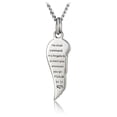 thumbnail image 2 of Women's Mini Angel Wing Necklace accented with Swarovski Crystals-Psalm 91:11 by Shields of Strength, 2 of 4