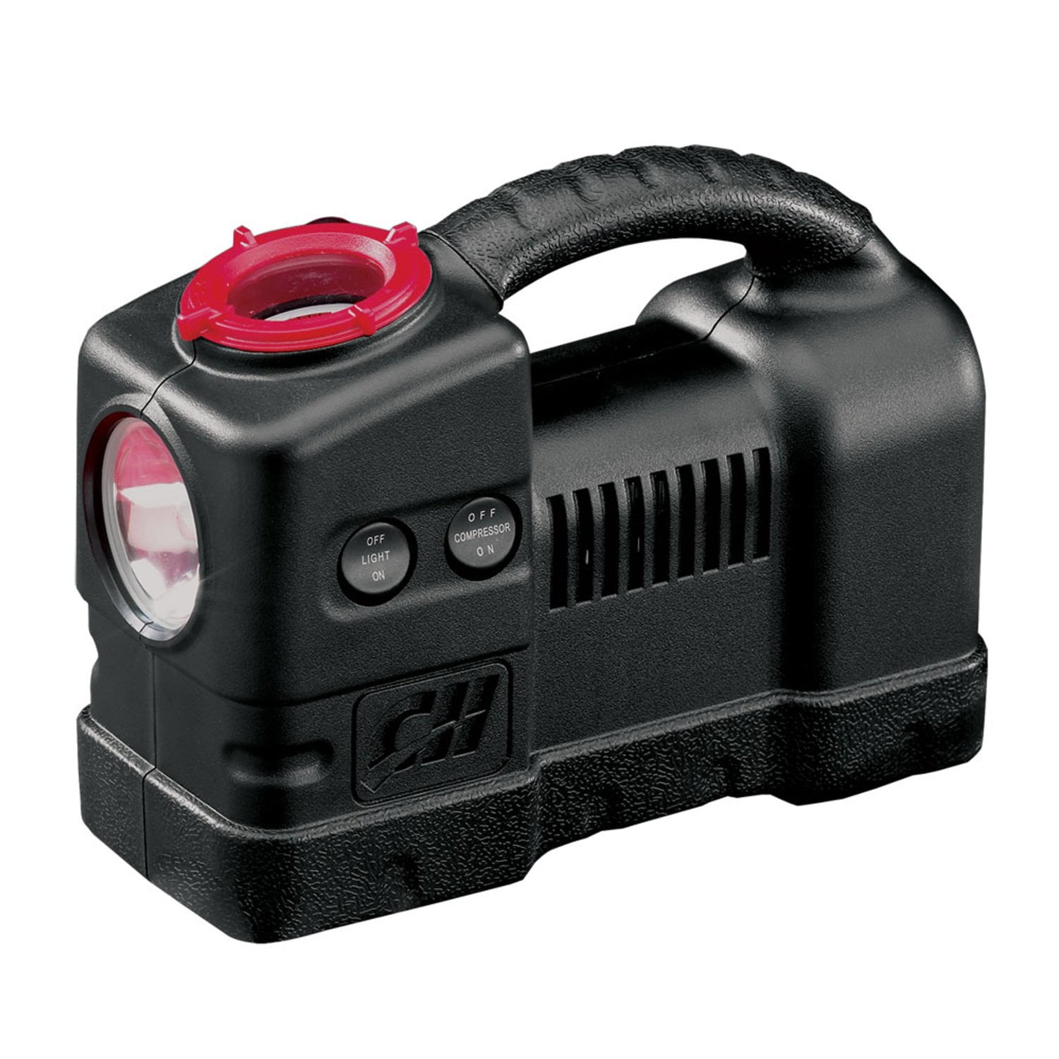 Campbell Hausfeld RP3200 12 V 140 PSI Tire Inflator, Safety Light - Black