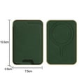 thumbnail image 6 of Compatible with Magsafe Wireless  Charging 2 in 1 Detachable for Samsung Galaxy S25 Ultra Wallet Case with Card Slot Women Men, Classic Magnetic PU Leather Flip Cover for Galaxy S25 Ultra, Green, 6 of 8