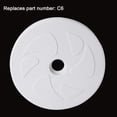 thumbnail image 2 of 2 Pcs C6 C-6 Grande Roue pour Polaris 180 280 280 Tanktrax, Vac-Sweep 280, 2 of 9