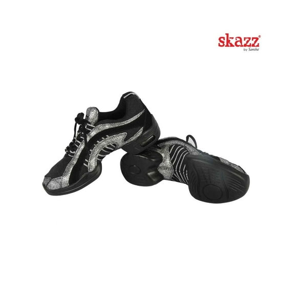 Skazz ELECTRON P45C Air Cushion Dance Sneakers with PU Split-Sole for High-Impact Dance & Fitness