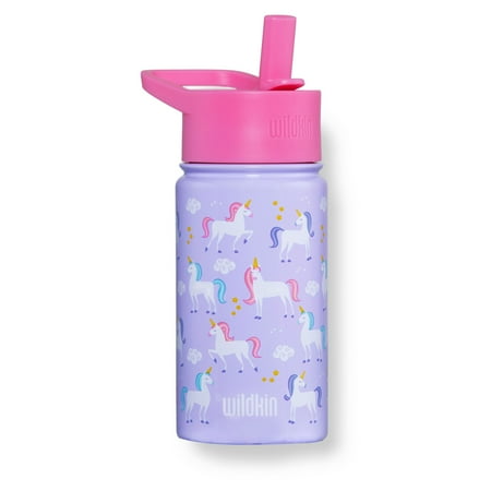 

Wildkin Kids 14 oz Stainless Steel Water Bottle (Unicorn)