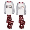 thumbnail image 3 of LuLiaMenton Matching Hubby Wifey Christmas Pajamas Couples Red Plaid Holiday Pjs, Womens L, 3 of 7