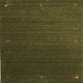 thumbnail image 1 of Ahgly Company Indoor Square Abstract Brown Contemporary Area Rugs, 8' Square, 1 of 4