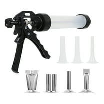 WHAMVOX Manual Sausage Stuffer Tool for Kitchen Use Safe Clean Stainless Steel PP Assorted Color