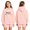Light Pink-e, variant on LRen Hoodies for Girls Oversized Hoodies Soft Lining Star Print Pullover Sweatshirts Causal Drop Shoulder Fashion Fall Winter Clothes for Girls 2-14 Years