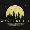 thumbnail image 2 of Night Sky Moon Outdoor Wanderlust Men's Graphic T Shirt Tees Brisco Brands S, 2 of 6