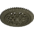 thumbnail image 3 of Ekena Millwork 21 5/8"OD x 2 1/2"P York Ceiling Medallion (Fits Canopies up to 3 5/8"), Hand-Painted Witch Hazel, 3 of 6