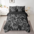 thumbnail image 2 of Feelyou Jungle Branches Bedding Comforter Set 7 Pieces, Grey Leaf Botanical Full Bedding Set, Rustic Farmhouse Cabin Reversible Fitted Sheet Flat Sheet, Luxury Bedroom Decor, 2 of 8