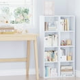 thumbnail image 4 of ALISENED 4 Cube Tall Skinny Bookcase, Narrow Organizer Shelf, Wood Corner Bookshelf, Storage Shelves, 4 of 7