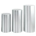 thumbnail image 7 of Mightlink 3Pcs Party Cylinder Pedestal Stand Cover Plinth Pillar Decorative Sleeves Birthday Party Wedding Decor Dessert Base Wrap Cloth Party Planner, 7 of 7