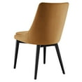 thumbnail image 6 of Side Dining Chair, Brown, Velvet, Modern Contemporary, Kitchen Room Cafe Bistro Restaurant Hospitality, 6 of 10