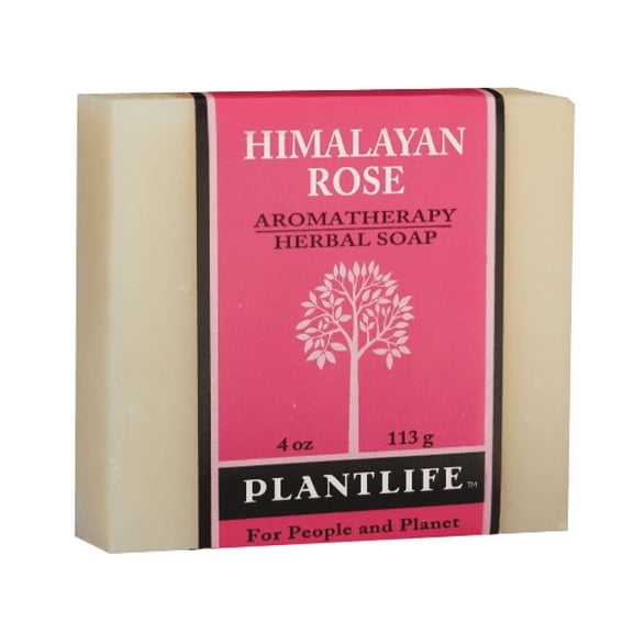 Plantlife Himalayan Rose Bar Soap - Moisturizing and Soothing Soap for Your Skin - Hand Crafted Using Plant-Based Ingredients - Made in California 4 oz Bar