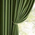 thumbnail image 3 of Cortinas Joydeco de Terciopelo Verde 229x229 cm 2 Paneles Opacos, 3 of 8