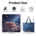 thumbnail image 2 of Mushroom Butterfly Flower Outdoor Picnic Blanket, Foldable Waterproof Beach Mat, Portable Beach Blanket for Beach Camping, Hiking, Family Concerts, 2 of 7