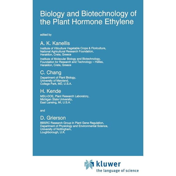 NATO Science Partnership Subseries: 3: Biology and Biotechnology of the Plant Hormone Ethylene (Series #34) (Hardcover)