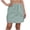 Light Blue#, variant on Dvprdro Drawstring High Waist Cargo Skirt for Women Multi Pockets Elastic Waistband Casual Mini Skirt Summer Vacation