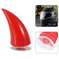 thumbnail image 3 of Juego de 4 cuernos de diablo para decoración de casco de motocicleta (74 cm) - Accesorios de demonio de cuerno suave personal con ventosa de goma suave para casco de motocross todoterreno, 3 of 6