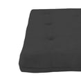thumbnail image 6 of Kali 8 Inch Futon Mattress with Tufted Cover and Recycled Polyester Fill, Full, Gray Microfiber, 6 of 13