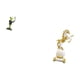 thumbnail image 5 of Figura de escritorio, camarero, rana, estatua de caballo, adorno decorativo, material de resina, adecuado para oficina, hogar, escritorio, estante, sa, 5 of 8