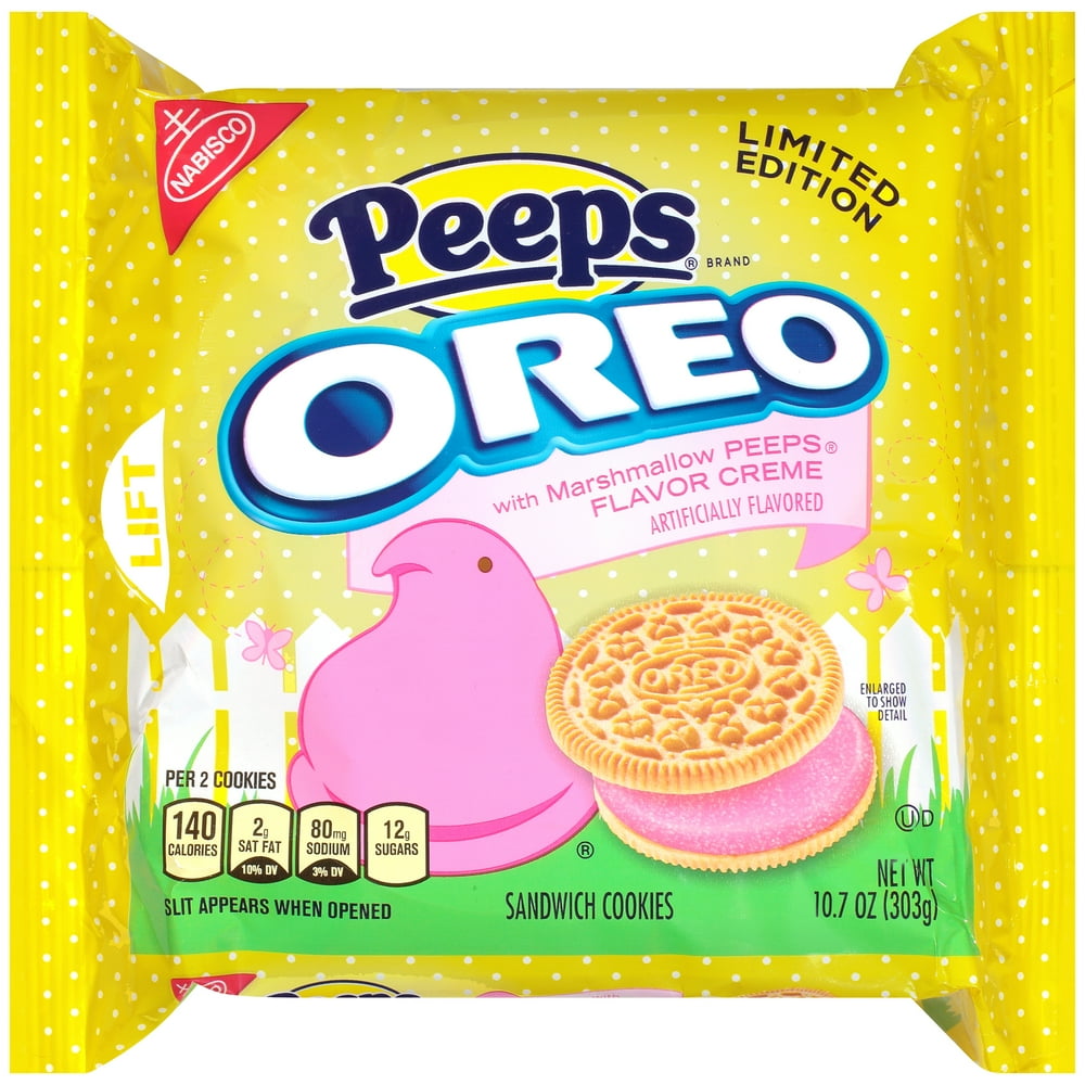 Nabisco Oreo Peeps Sandwich Cookies, 10.7 Oz. - Walmart.com - Walmart.com
