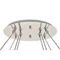 thumbnail image 6 of Monroe Integrated LED light Chrome Chandelier Clear Royal Cut Crystal, 6 of 9