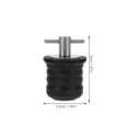 thumbnail image 2 of ELAYARD Scupper Plugs For Kayak In Stainless Steel Black For Outdoor Adventure 1Pack, 2 of 7