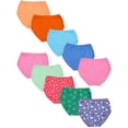 thumbnail image 6 of Wonder Nation Girls Cotton Brief Underwear, 10-Pack, Sizes 4-18 & Plus, 6 of 14